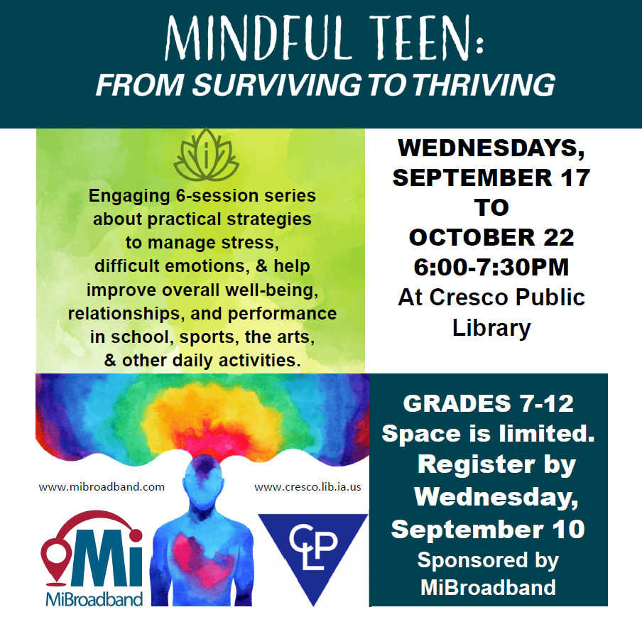 Mindful Teen Pic Mindful Teen Workshop