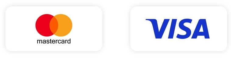 payment Mastercard, Visa accepted payment options
